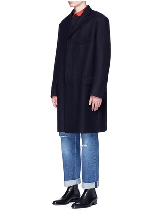 Front View - Click To Enlarge - DRIES VAN NOTEN - 'Riot' felted wool blend oversized coat