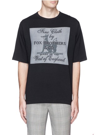 Main View - Click To Enlarge - DRIES VAN NOTEN - 'Holiday' fox and slogan print T-shirt