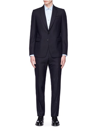 Main View - Click To Enlarge - DRIES VAN NOTEN - 'Kenneth' wool herringbone suit