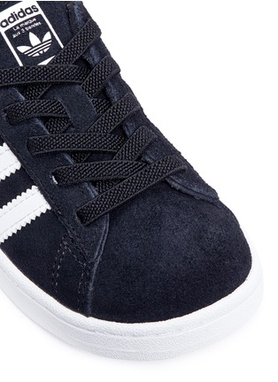 Detail View - Click To Enlarge - ADIDAS - 'Campus EL I' suede toddler sneakers