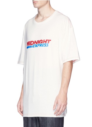 Front View - Click To Enlarge - GROUND ZERO - 'MIDNIGHT EXPRESS' print unisex T-shirt