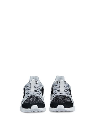 Front View - Click To Enlarge - ADIDAS BY STELLA MCCARTNEY - 'ULTRABOOST' caged metallic Primeknit sneakers