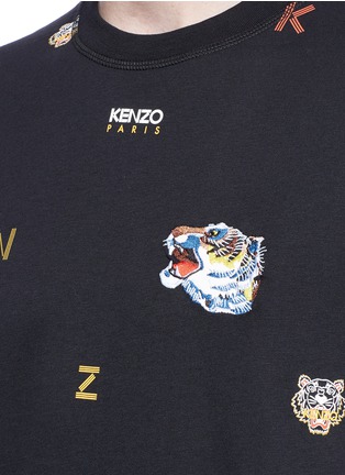 Detail View - Click To Enlarge - KENZO - Assorted logo print T-shirt