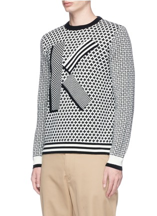 Front View - Click To Enlarge - KENZO - Fair Isle jacquard sweater