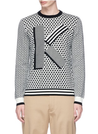 Main View - Click To Enlarge - KENZO - Fair Isle jacquard sweater