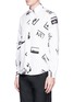 Front View - Click To Enlarge - KENZO - Assorted postcard print shirt