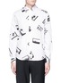 Main View - Click To Enlarge - KENZO - Assorted postcard print shirt