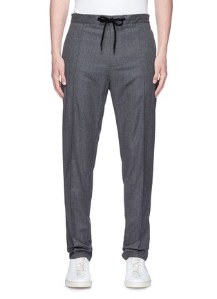 Main View - Click To Enlarge - KENZO - Brushed twill jogging pants