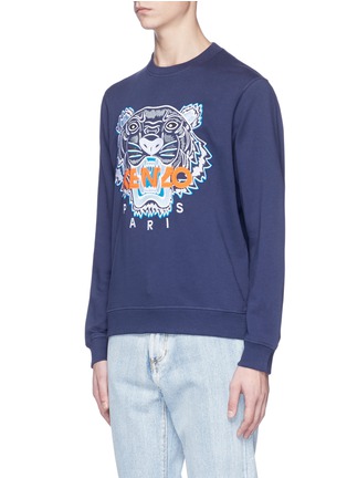 Front View - Click To Enlarge - KENZO - Tiger embroidered sweatshirt