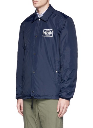 Front View - Click To Enlarge - KENZO - Logo print padded coach jacket