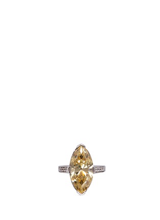 Main View - Click To Enlarge - CZ BY KENNETH JAY LANE - Cubic zirconia marquise ring