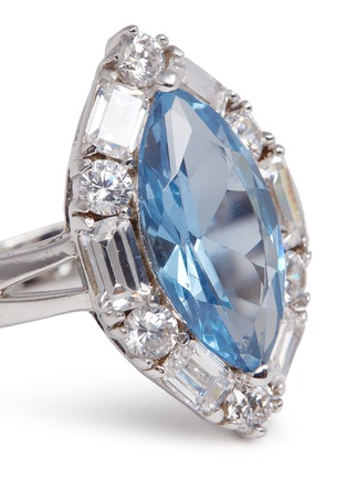 Detail View - Click To Enlarge - CZ BY KENNETH JAY LANE - Cubic zirconia marquise ring
