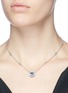 Figure View - Click To Enlarge - CZ BY KENNETH JAY LANE - Cushion cut cubic zirconia pendant necklace