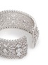 Detail View - Click To Enlarge - CZ BY KENNETH JAY LANE - 'Red Carpet' cubic zirconia floral openwork bangle