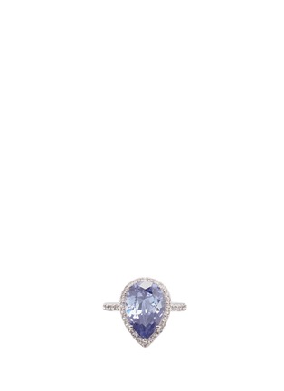 Main View - Click To Enlarge - CZ BY KENNETH JAY LANE - Pear cut cubic zirconia ring