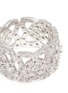 Detail View - Click To Enlarge - CZ BY KENNETH JAY LANE - Cubic zirconia floral openwork ring