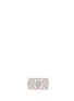Main View - Click To Enlarge - CZ BY KENNETH JAY LANE - Cubic zirconia floral openwork ring