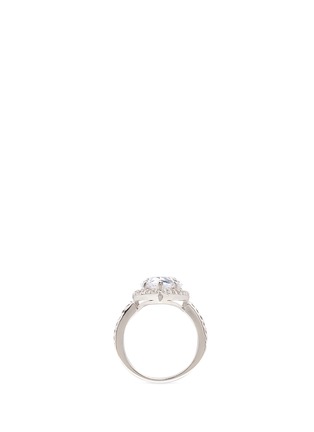 Figure View - Click To Enlarge - CZ BY KENNETH JAY LANE - Pear cut cubic zirconia ring