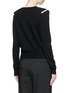 Back View - Click To Enlarge - CHLOÉ - Ruffle cashmere-cotton sweater