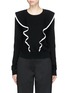 Main View - Click To Enlarge - CHLOÉ - Ruffle cashmere-cotton sweater