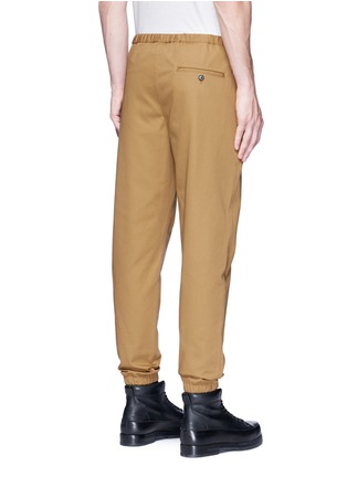 Back View - Click To Enlarge - 3.1 PHILLIP LIM - Elastic cuff twill jogging pants