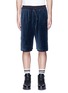 Main View - Click To Enlarge - 3.1 PHILLIP LIM - Jersey underlay velour sweat shorts