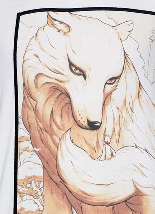 Detail View - Click To Enlarge - 3.1 PHILLIP LIM - Wolf print patch T-shirt