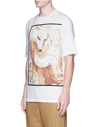 Front View - Click To Enlarge - 3.1 PHILLIP LIM - Wolf print patch T-shirt