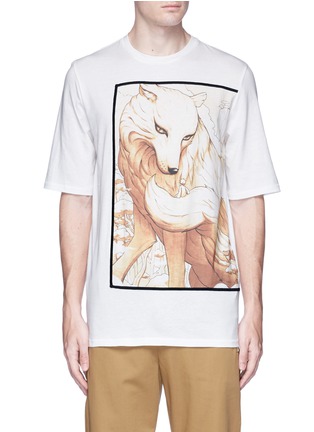 Main View - Click To Enlarge - 3.1 PHILLIP LIM - Wolf print patch T-shirt