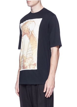 Front View - Click To Enlarge - 3.1 PHILLIP LIM - Raven print patch T-shirt