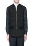 Main View - Click To Enlarge - 3.1 PHILLIP LIM - Contrast sleeve bomber shirt jacket
