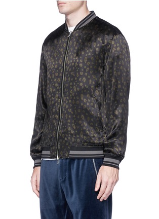 Detail View - Click To Enlarge - 3.1 PHILLIP LIM - Eagle embroidered reversible satin souvenir jacket