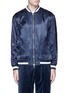 Main View - Click To Enlarge - 3.1 PHILLIP LIM - Eagle embroidered reversible satin souvenir jacket