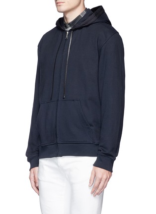 Front View - Click To Enlarge - 3.1 PHILLIP LIM - 'WTF' embroidered zip hoodie