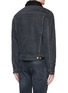 Back View - Click To Enlarge - 3.1 PHILLIP LIM - Faux shearling collar denim jacket