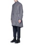 Front View - Click To Enlarge - 3.1 PHILLIP LIM - Fishtail hem wool twill parka