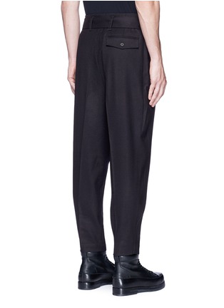 Back View - Click To Enlarge - 3.1 PHILLIP LIM - Belted double pleated wool pants