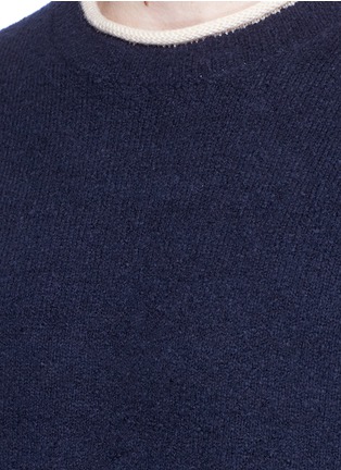 Detail View - Click To Enlarge - 3.1 PHILLIP LIM - Contrast trim chenille sweater