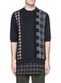 Main View - Click To Enlarge - 3.1 PHILLIP LIM - Check plaid patchwork French terry T-shirt
