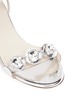 Detail View - Click To Enlarge - FRANCES VALENTINE - 'Beatrix' strass scalloped band leather sandals
