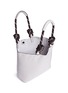  - REBECCA MINKOFF - Climbing rope handle pebbled leather tote