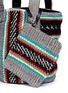  - REBECCA MINKOFF - 'Alhombra' ethnic stripe tweed tote