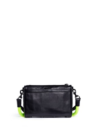 Detail View - Click To Enlarge - REBECCA MINKOFF - 'M.A.C.' climbing rope strap mini leather crossbody bag