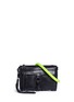 Main View - Click To Enlarge - REBECCA MINKOFF - 'M.A.C.' climbing rope strap mini leather crossbody bag
