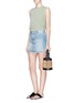 Figure View - Click To Enlarge - REBECCA MINKOFF - 'Mission' stud mini leather bucket bag