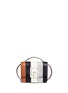 Main View - Click To Enlarge - REBECCA MINKOFF - 'Hook Up' small stripe leather crossbody bag