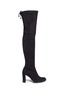 Main View - Click To Enlarge - STUART WEITZMAN - 'Hiline' stretch suede thigh high boots