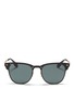 Main View - Click To Enlarge - RAY-BAN - 'Blaze Clubmaster' metal sunglasses