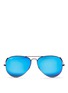 Main View - Click To Enlarge - RAY-BAN - 'Aviator Large Metal' gradient mirror sunglasses