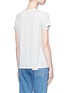 Back View - Click To Enlarge - HELMUT LANG - Rolled strap T-shirt